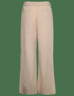 Flowy wideleg trousers with belt - Vida byxor|Mango Clearance