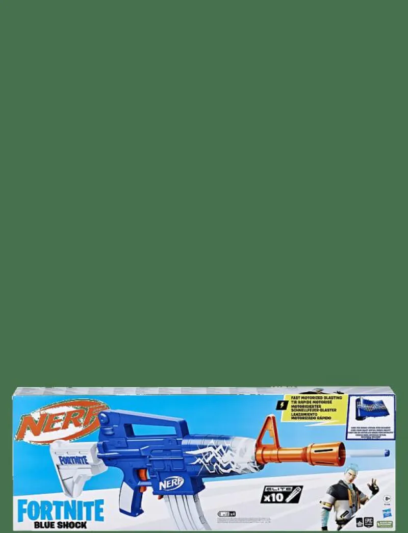 Nerf Fortnite Blue Shock - Blasters MULIT COLURED New