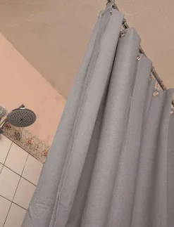 Engholm Textiles Frida badeforhæng - Duschdraperier DARK GREY