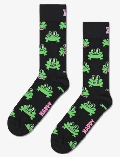 Happy Socks Frog Sock - Vanliga strumpor BLACK Hot