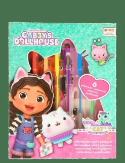 Joker GABBYS DOLLHOUSE ACTIVITY BOOK W. GEL PENS - Målar- & pysselböcker MULTI COLOR Outlet