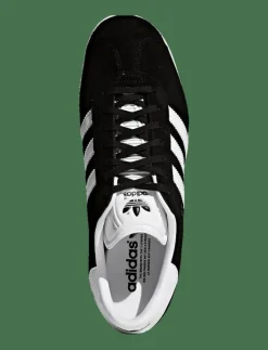 adidas Originals GAZELLE - Låga sneakers CBLACK/WHITE/GOLDMT Clearance