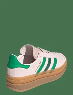 adidas Originals GAZELLE BOLD J - Låga sneakers ALMPNK/COUGRN/GOLDMT New