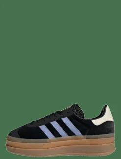 adidas Originals GAZELLE BOLD J - Låga sneakers CBLACK/BLUSPA/WONWHI Hot