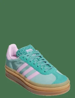 adidas Originals GAZELLE BOLD W - Låga sneakers POWTEA/BLILIL/PURTEA New