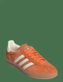adidas Originals GAZELLE INDOOR - Låga sneakers ORANGE/OWHITE/GOLDMT