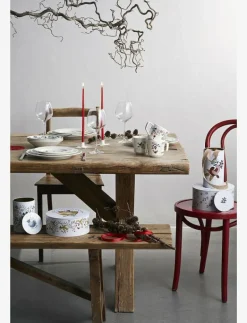 GC Cottage Förvaringsburk Ø10/Ø11 vit m. deko 2 st. - Förvaringskorgar|Rosendahl