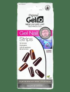 Gel iQ Gel Nail Strips Turtle Shell - Lösnaglar|Depend Cosmetic