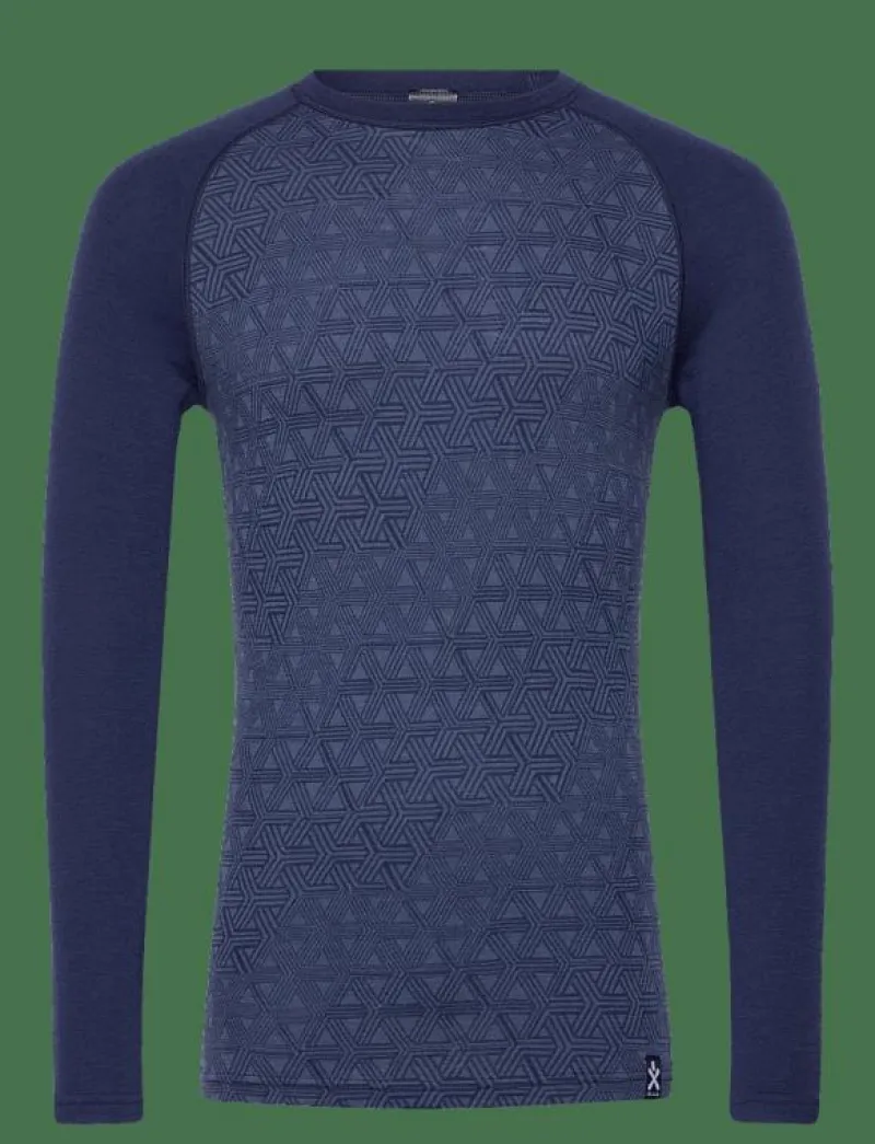 Bula GEO MERINO WOOL CREW - Underställströja NAVY Clearance