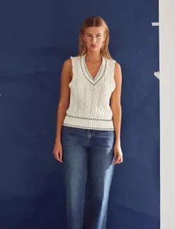 Gio Knit Vest - Stickade västar|Noella New