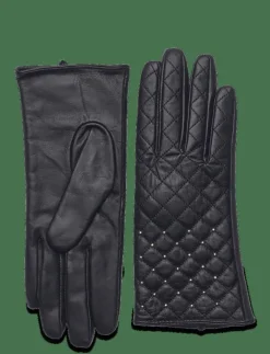 DEPECHE Gloves with studs - Fingervantar 190 BLACK / GOLD