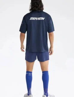 7 DAYS Active Graphic Soccer Tee - T-Shirts 303 NAVY New