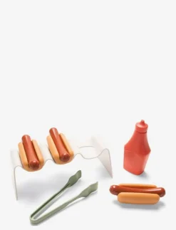 GREEN GARDEN HOTDOG SET IN BOX - Leksaksmat & Leksakstårtor|Dantoy Best