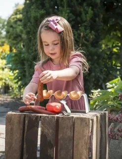 GREEN GARDEN HOTDOG SET IN BOX - Leksaksmat & Leksakstårtor|Dantoy Best