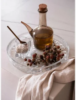 Cooee Design Gry Platter 28cm - Serveringsfat & Uppläggningsfat CLEAR Hot