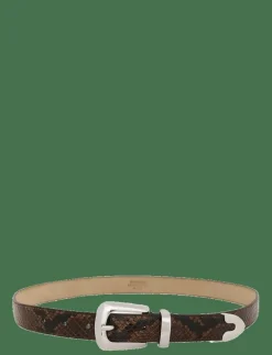 Gestuz GZfilua belt - Skärp BROWN SNAKE New