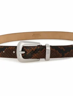 Gestuz GZfilua belt - Skärp BROWN SNAKE New