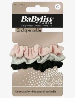 Hair elastics in soft fabric 3 pcs - Hårsnoddar|Babyliss Paris New