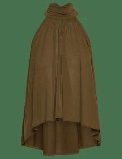 Halter top with bow - Linnen|Mango Best