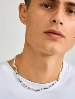 HARRISON necklace silver-plated - Statementhalsband|Pilgrim Best