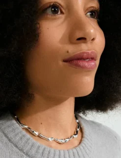 HARRISON necklace silver-plated - Statementhalsband|Pilgrim Best