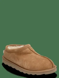 Enkel Studio HBrisbane Shearling band slippers - Inneskor ALMOND New