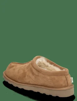 Enkel Studio HBrisbane Shearling band slippers - Inneskor ALMOND New