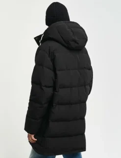 GANT HEAVY DOWN MID LENGTH JACKET - Fodrade jackor EBONY BLACK Online