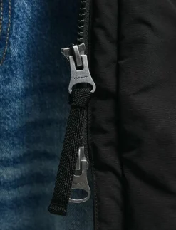 GANT HEAVY DOWN MID LENGTH JACKET - Fodrade jackor EBONY BLACK Online