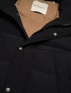 GANT HEAVY DOWN MID LENGTH JACKET - Fodrade jackor EBONY BLACK Online