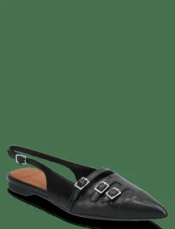 VAGABOND HERMINE - Platta slingbacks BLACK Best