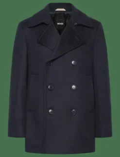BOSS H-Hyde-Pcoat-254 - Ullkappor DARK BLUE