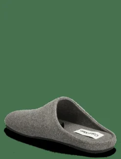 HOME SLIPPER MULE WOOL FELT - Inneskor|Calvin Klein Outlet