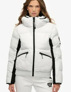 HOODED SKI BOMBER JACKET - Skidjackor|Superdry Sport Hot