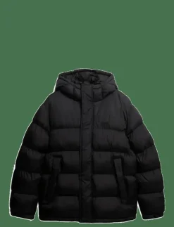 Superdry HOODED TECH PADDED JKT - Fodrade jackor BLACK Best