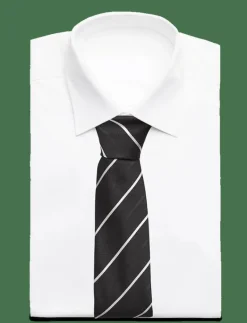 BOSS H-TIE CM 7.5 253 - Slipsar DARK GREY Clearance