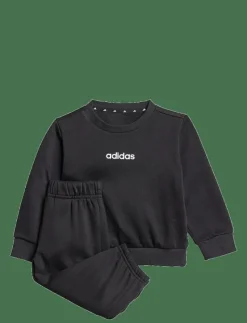 adidas Sportswear I LIN FL JOG - Set BLACK/WHITE Discount