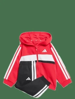 adidas Sportswear I 3S TIB FL SET - Set PURRUB/WHITE/BLACK Best