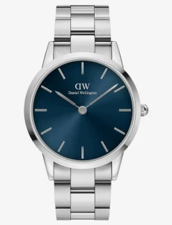 Daniel Wellington Iconic Link Arctic 40 S Blue - Analog klocka SILVER/BLUE Clearance