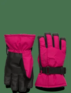 Hestra Isaberg CZone Jr. - 5 finger Black - Vantar ORCHID Hot