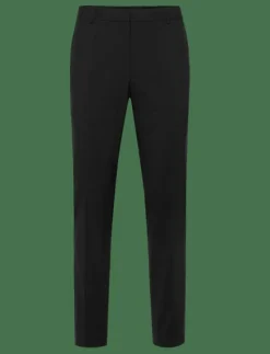 Calvin Klein ITALIAN WOOL BLEND SLIM TROUSER - Kostymbyxor BLACK New