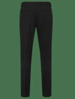 Calvin Klein ITALIAN WOOL BLEND SLIM TROUSER - Kostymbyxor BLACK New