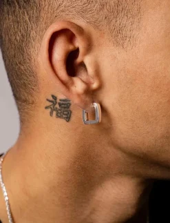 IX Bold Square Hoops - Hoops|IX Studios Outlet