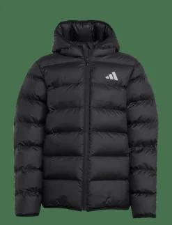 adidas Sportswear J SD JKT - Dunjackor & fodrade jackor BLACK/BLACK/BLACK Discount