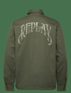 Replay Jacket REGULAR - Tunna jackor KHAKI GREEN Discount