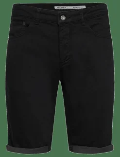 Gabba Jason K3995 SANZA Shorts - Linneshorts BLACK Outlet