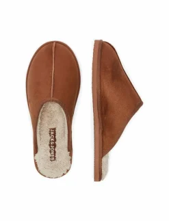 Jack & Jones JFWDUDELY MICROFIBER SLIPPER LN - Inneskor ALMOND Hot