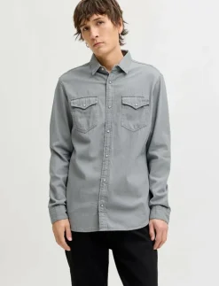 JJESHERIDAN SHIRT L/S NOOS - Jeansskjortor|Jack & Jones Hot