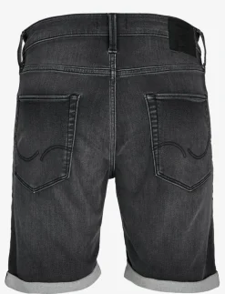 Jack & Jones JJIRICK JJICON I.K. SHORTS GE 062 SN - Jeansshorts BLACK DENIM Clearance