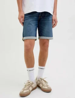 Jack & Jones JJIRICK JJICON I.K. SHORTS GE 132 SN - Jeansshorts BLUE DENIM Clearance